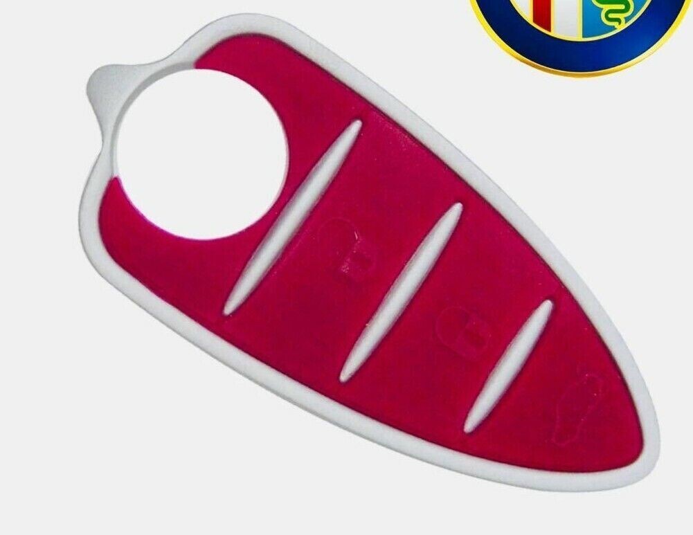 Tastierino In Gomma Ricambio Per Telecomando Alfa Romeo MiTo E Giulietta 3 Tasti - Pad Di Ricambio Qualità Premium