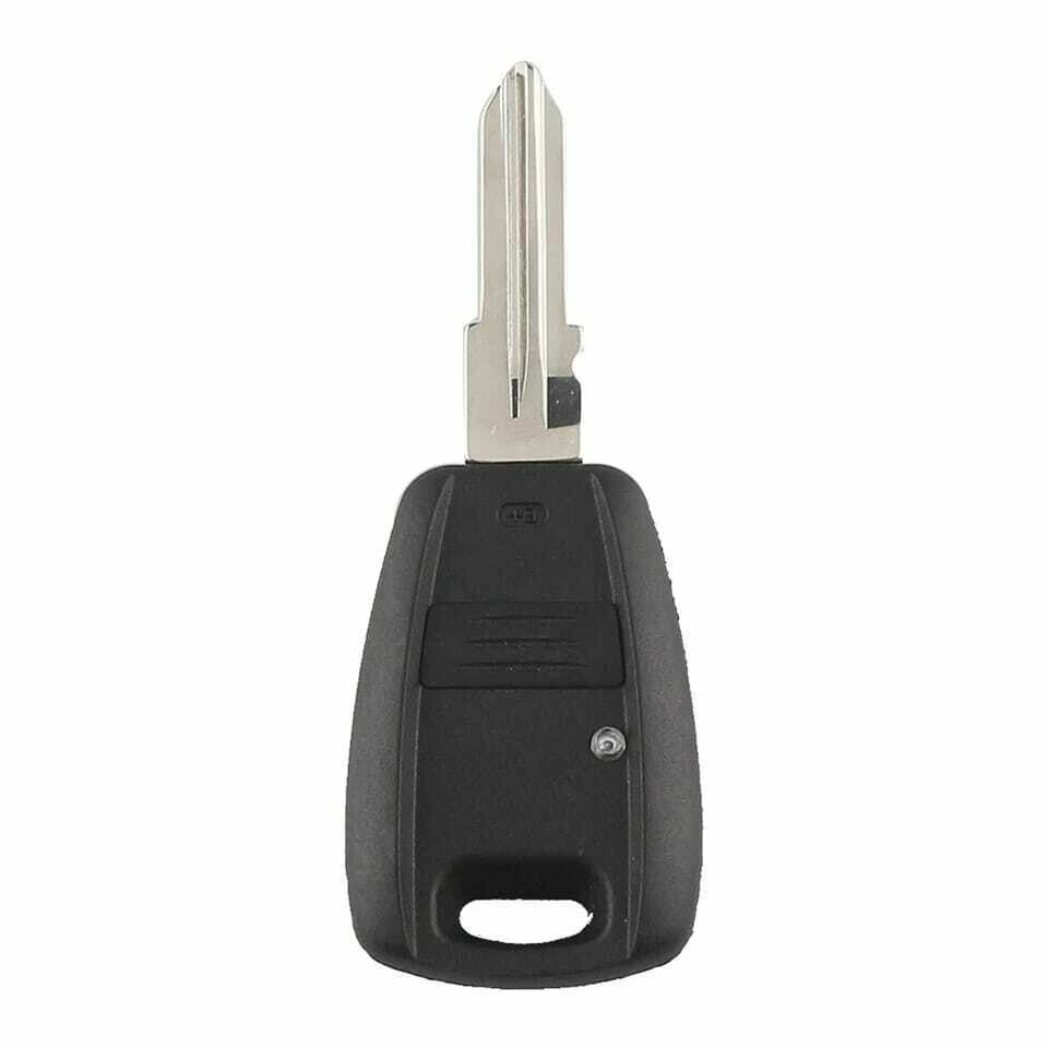 Guscio Cover Chiave Compatibile Fiat Punto Panda Stilo Seicento Doblo Bravo - Ricambio Telecomando 1 Tasto con Lama Piatta da Fresare
