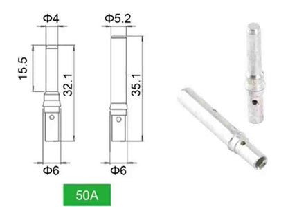 Coppia Connettori Solari Professionali Maschio E Femmina IP67 Per Pannelli Fotovoltaici - Alta Conducibilità In Rame Stagnato Per Camper, Nautica E Impianti Residenziali - Compatibile Da 2,5mmq A 6mmq