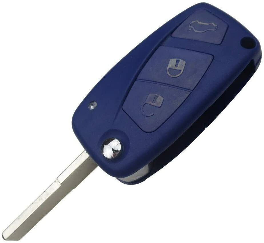 Guscio Chiave Compatibile Fiat Punto Panda Bravo Stilo - Cover Telecomando 3 Tasti Ricambio Qualità Premium
