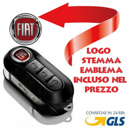 Guscio Chiave 3 Tasti Fiat 500L Punto Evo Panda Lancia Musa Ypsilon Lama NEW -
