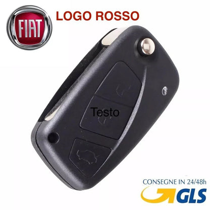 Guscio Cover Chiave Compatibile Fiat Panda 169 Grande Punto Ulisse - Ricambio Telecomando 3 Tasti Alta Qualità