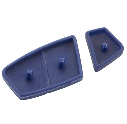 Gommino Membrana 3 Tasti Blu Ricambio Telecomando Chiave Auto Compatibile Fiat Punto Panda Stilo Con Tasto Piccolo 12,25 mm