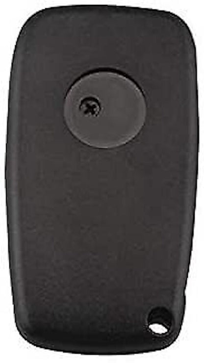 Guscio Cover Chiave Telecomando Compatibile Fiat Grande Punto Bravo Qubo Fiorino Panda 500 - Scocca 3 Tasti con Lama Vergine per Riparazione Chiave Auto
