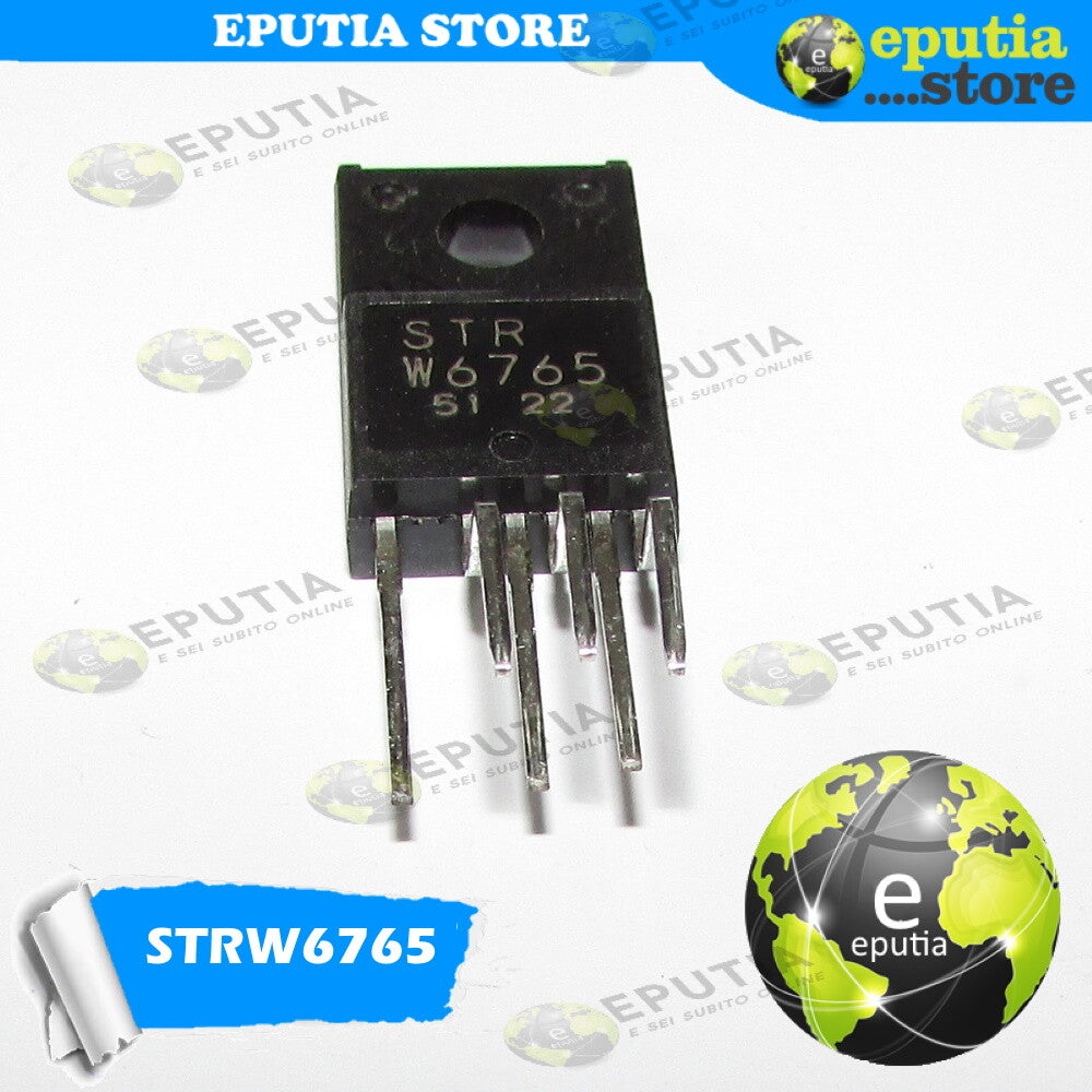 Integrato STRW6765 STR-W6765 IC Switching Regulator TO220-6 per Riparazione TV Toshiba 42WLT58 Difetto Standby