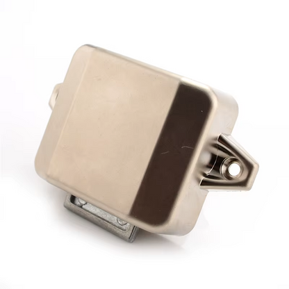 Serratura Push-Lock 26mm Professionale per Camper, Caravan e Barche - Chiusura di Sicurezza per Mobili e Cassetti in Finitura Nichel