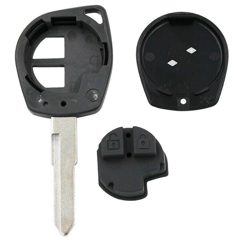 Guscio Telecomando Compatibile Suzuki Swift Splash Ignis Alto - Cover Chiave 2 Tasti con Lama Vergine