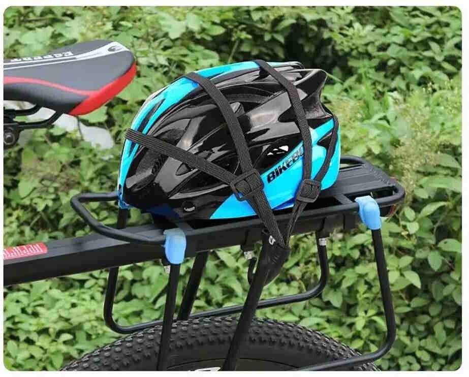 Cinghia Elastica Porta Casco 900 mm con 2 Ganci Antigraffio per Moto Scooter e Portapacchi