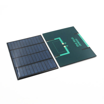 Mini Pannello Solare Fotovoltaico 12V 1,5W Cella Policristallina 115x85mm Caricabatterie Portatile Ad Alta Efficienza