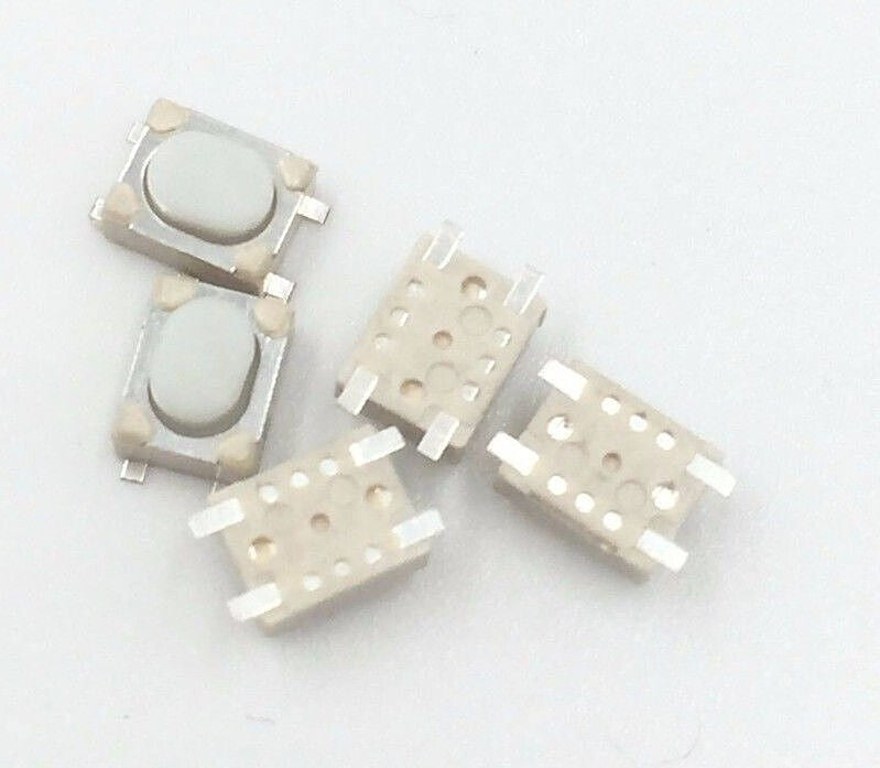 Set 3 Micro Interruttori Switch 4 Pin Per Riparazione Telecomando Chiave Auto Peugeot BMW Citroen Renault Opel