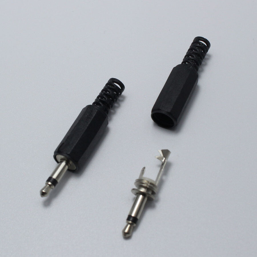 Connettore Jack 3.5mm Maschio Audio Mono 2 Poli In Plastica Per Cuffie E Microfono
