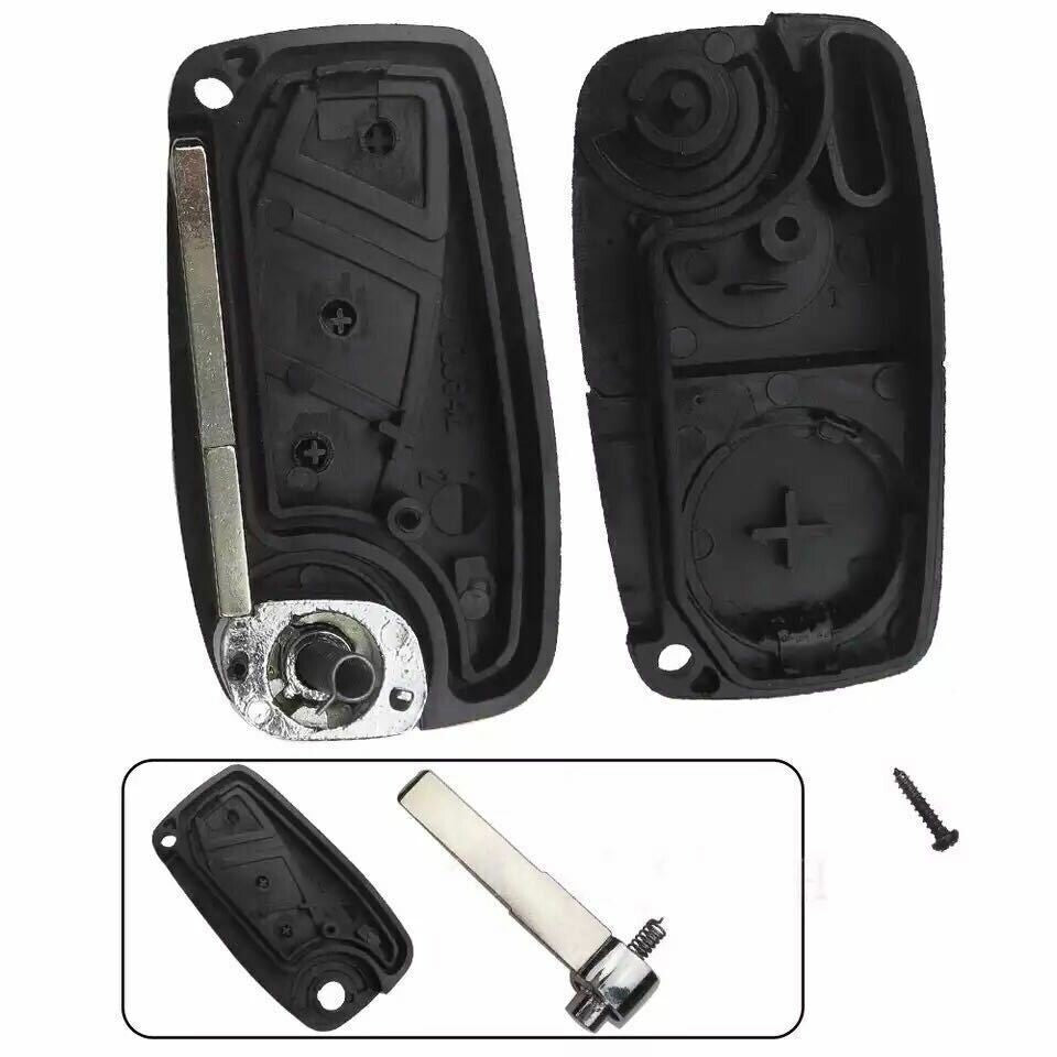 Guscio Cover Chiave Telecomando 3 Tasti Compatibile Con Fiat Grande Punto Panda Stilo Bravo Ricambio Alta Qualità