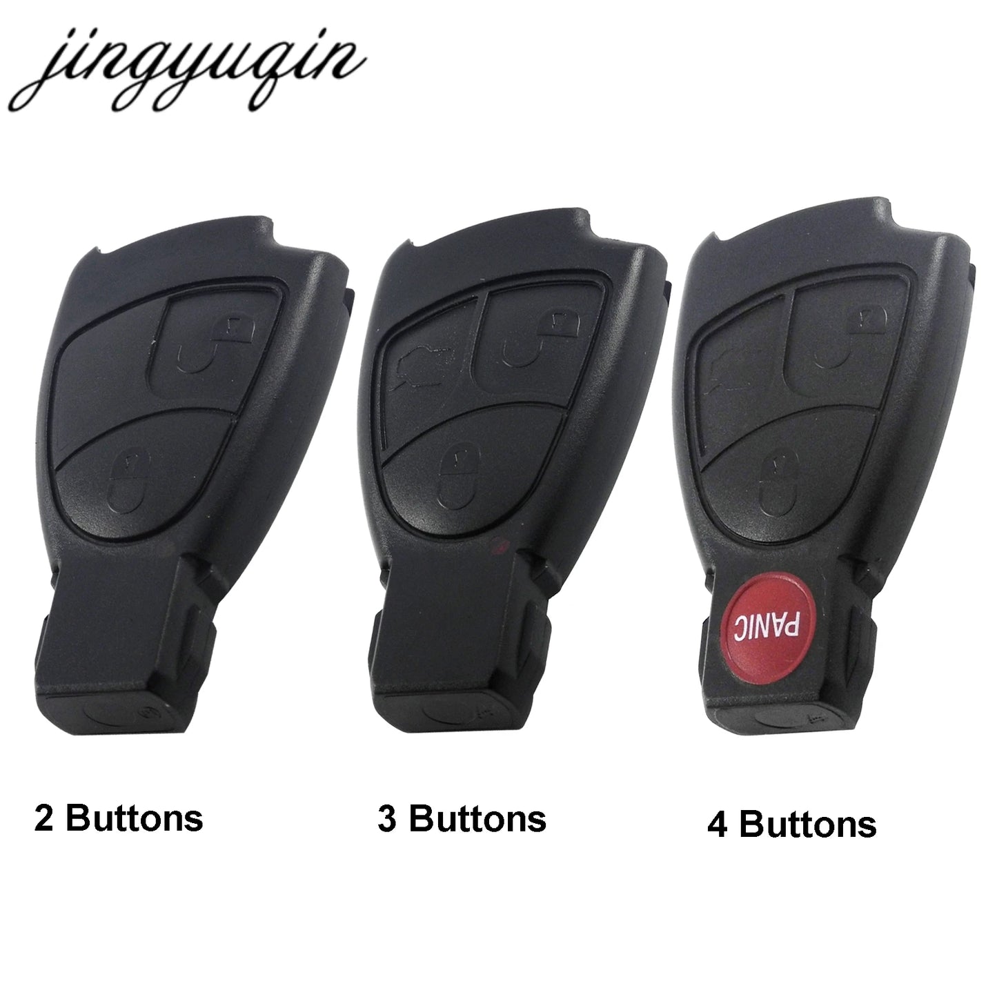 Custodia Chiave A Distanza Per Auto in ABS + Metal 3 Bottoni