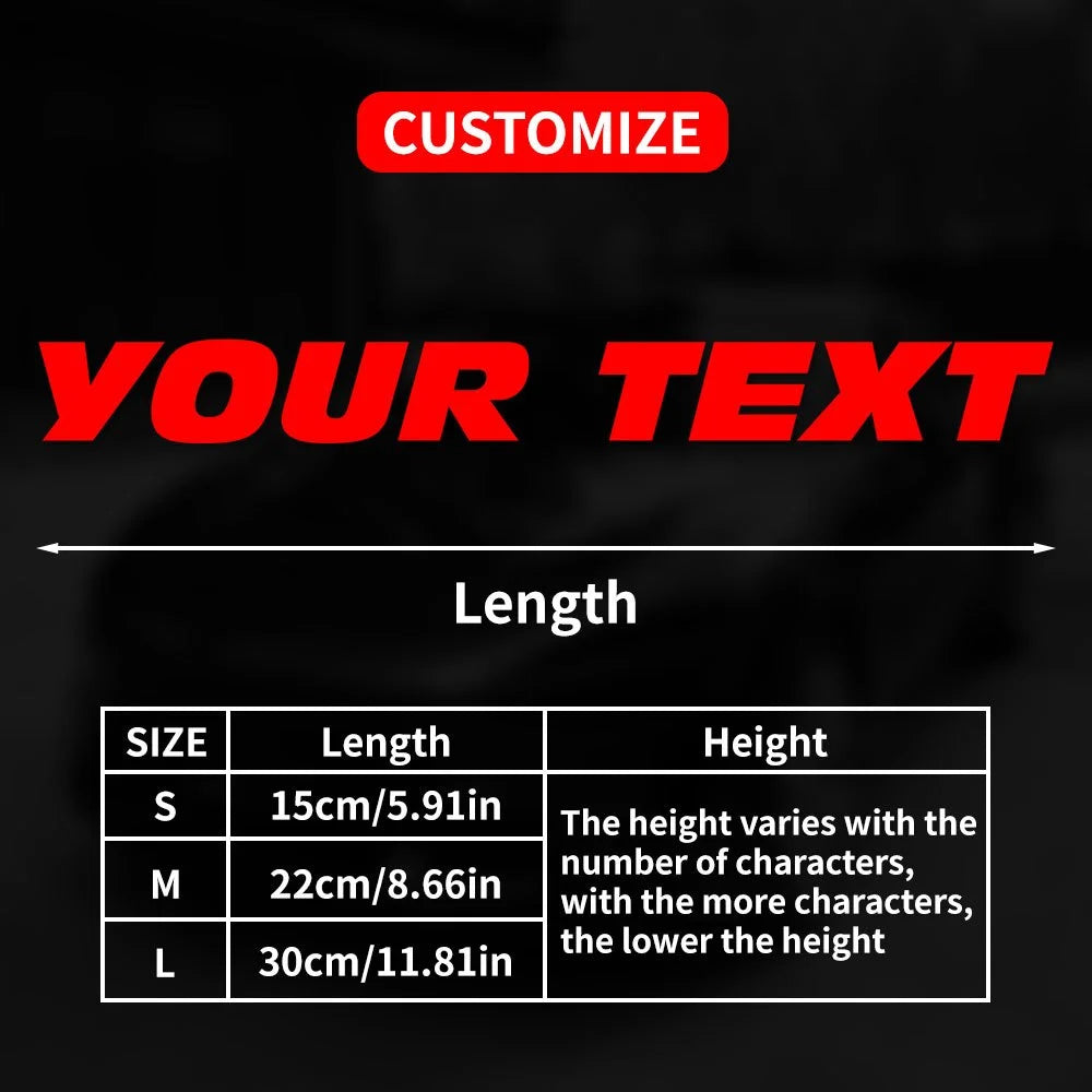 Adesivi Personalizzati per Moto in PVC Sticker Decal