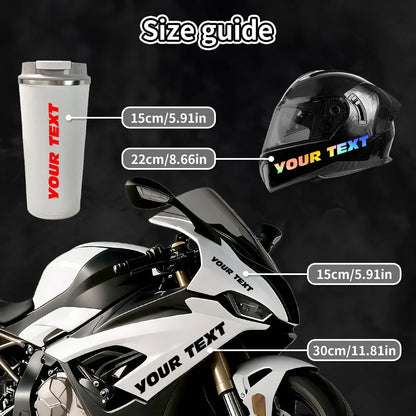 Adesivi Personalizzati per Moto in PVC Sticker Decal