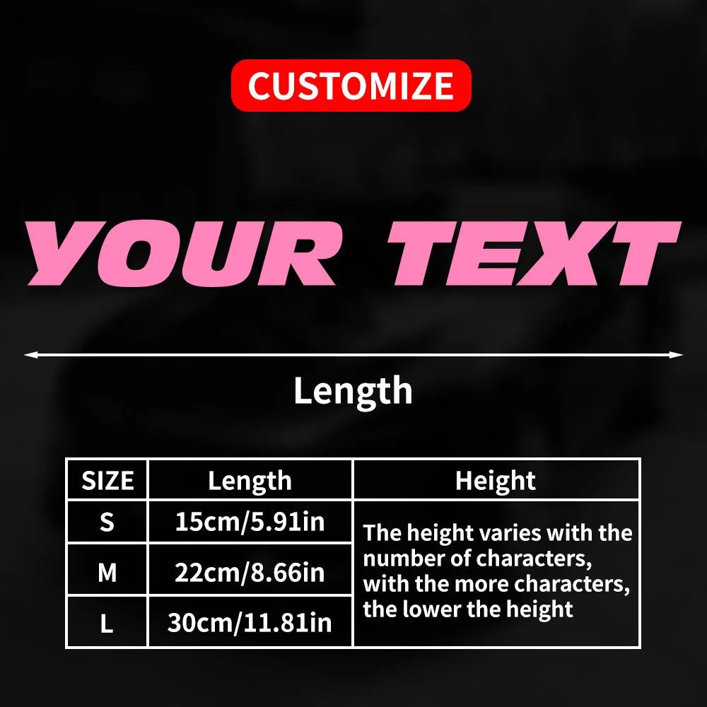 Adesivi Personalizzati per Moto in PVC Sticker Decal