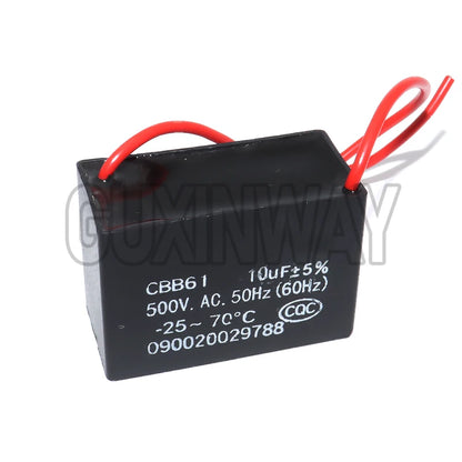 Condensatore CBB61 450V per Ventilatore Ventola Motore Avviamento 1-10uF