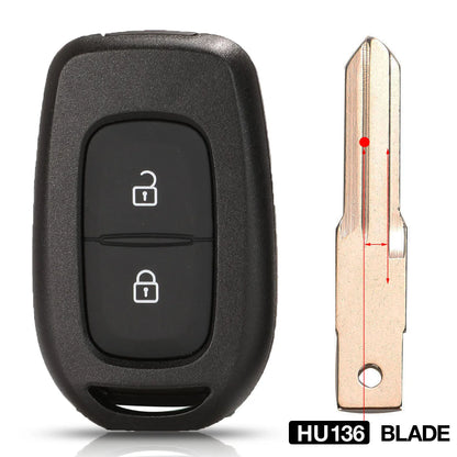 Borsetta Chiave Auto in Hardware per 2 Pulsanti in Metallo per Auto