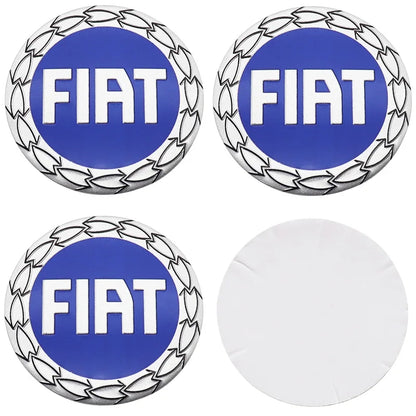 Adesivo Ruota 50mm 56mm per FIAT in ABS per pneumatici e cerchioni auto