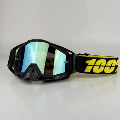 Occhiali da Moto Sportivi per Esterni Unisex in Plastica Leggeri