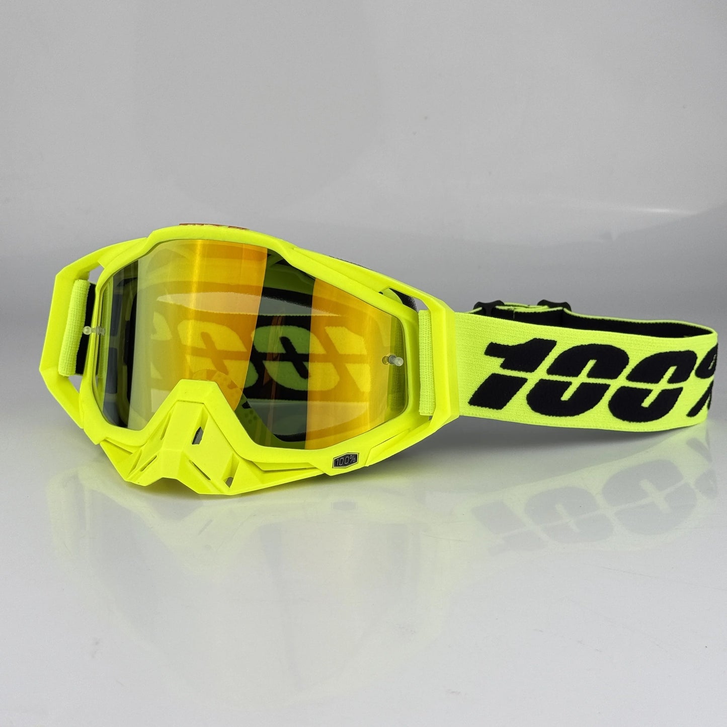 Occhiali da Moto Sportivi per Esterni Unisex in Plastica Leggeri
