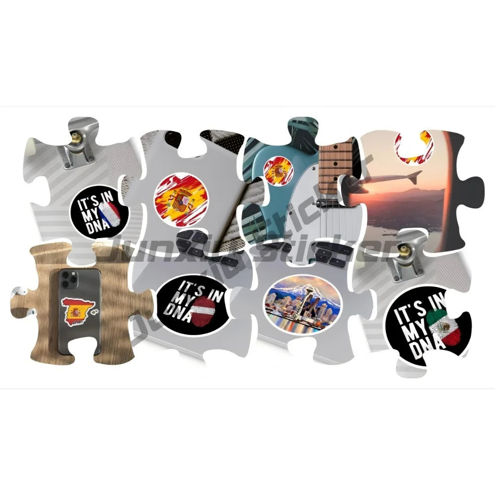 Adesivo Bandiera Danimarca in PVC per Auto 5 pezzi adesivi creativi personalizza