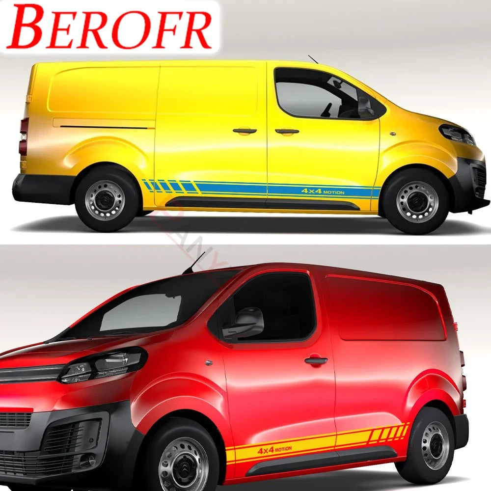 Adesivi Auto in PVC per Esterni Auto 2 Pezzi Decorativi