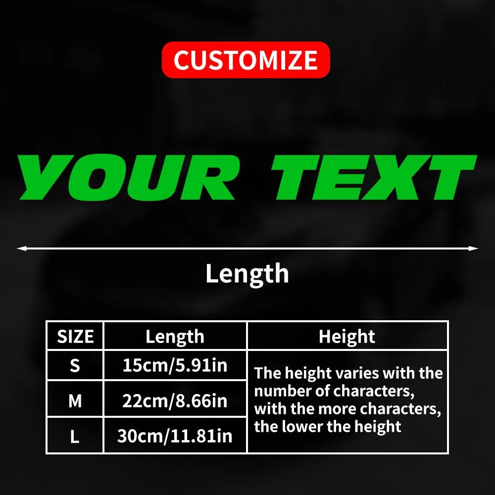 Adesivi Personalizzati per Moto in PVC Sticker Decal