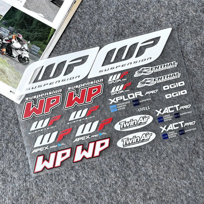 Decalcomanie impermeabili per Moto in PVC decorativi personalizzabili
