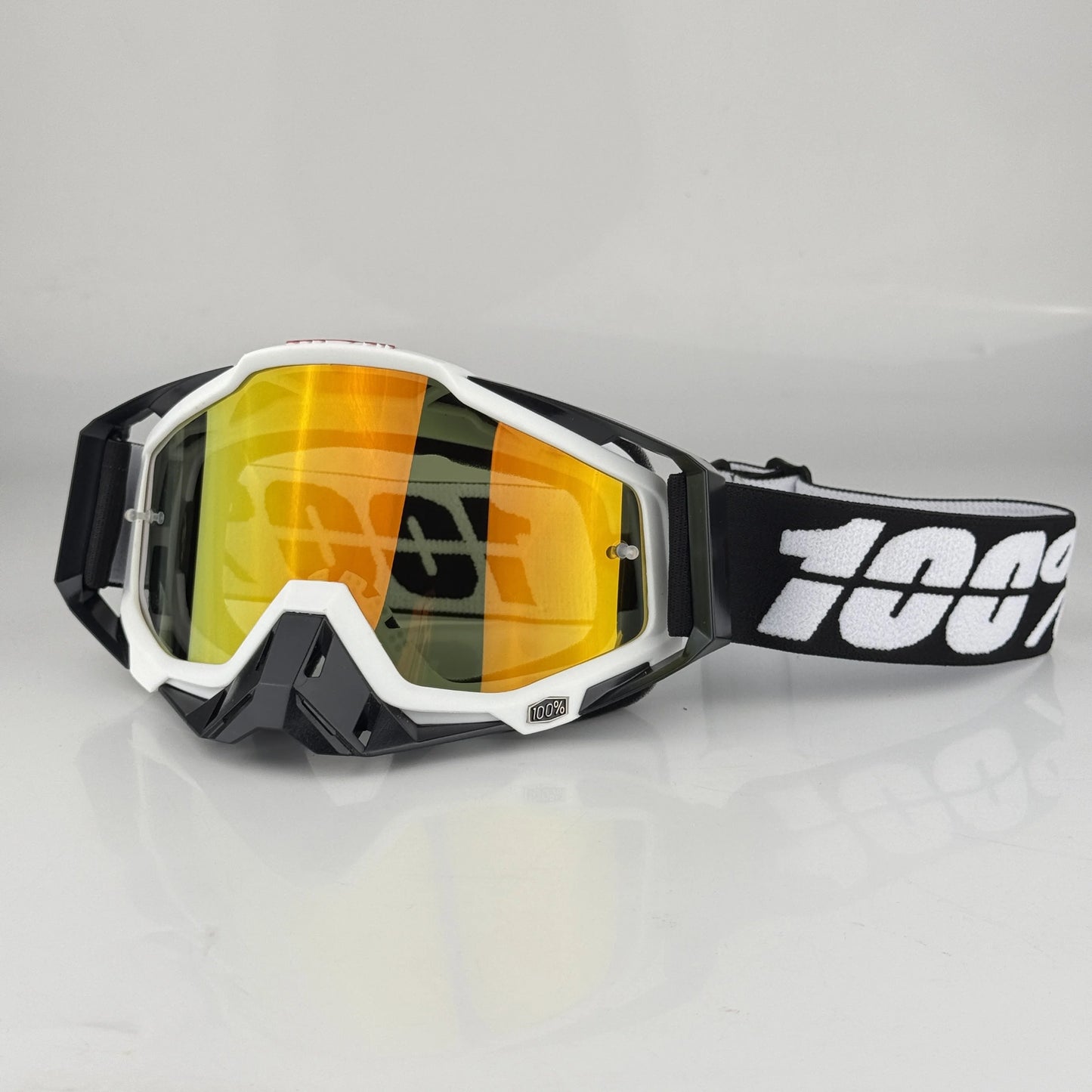 Occhiali da Moto Sportivi per Esterni Unisex in Plastica Leggeri