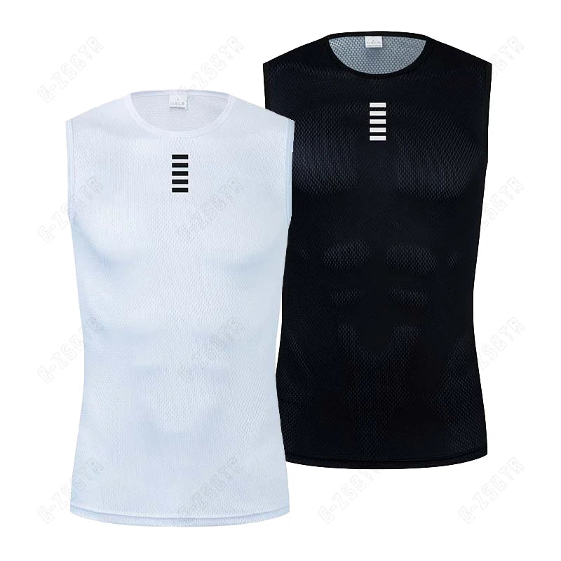 Maglia da ciclismo in poliestere uomo anti-sudore inverno