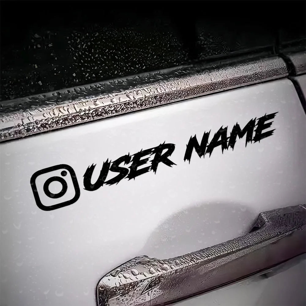 Adesivo Personalizzato per Auto in PVC Decalcomania