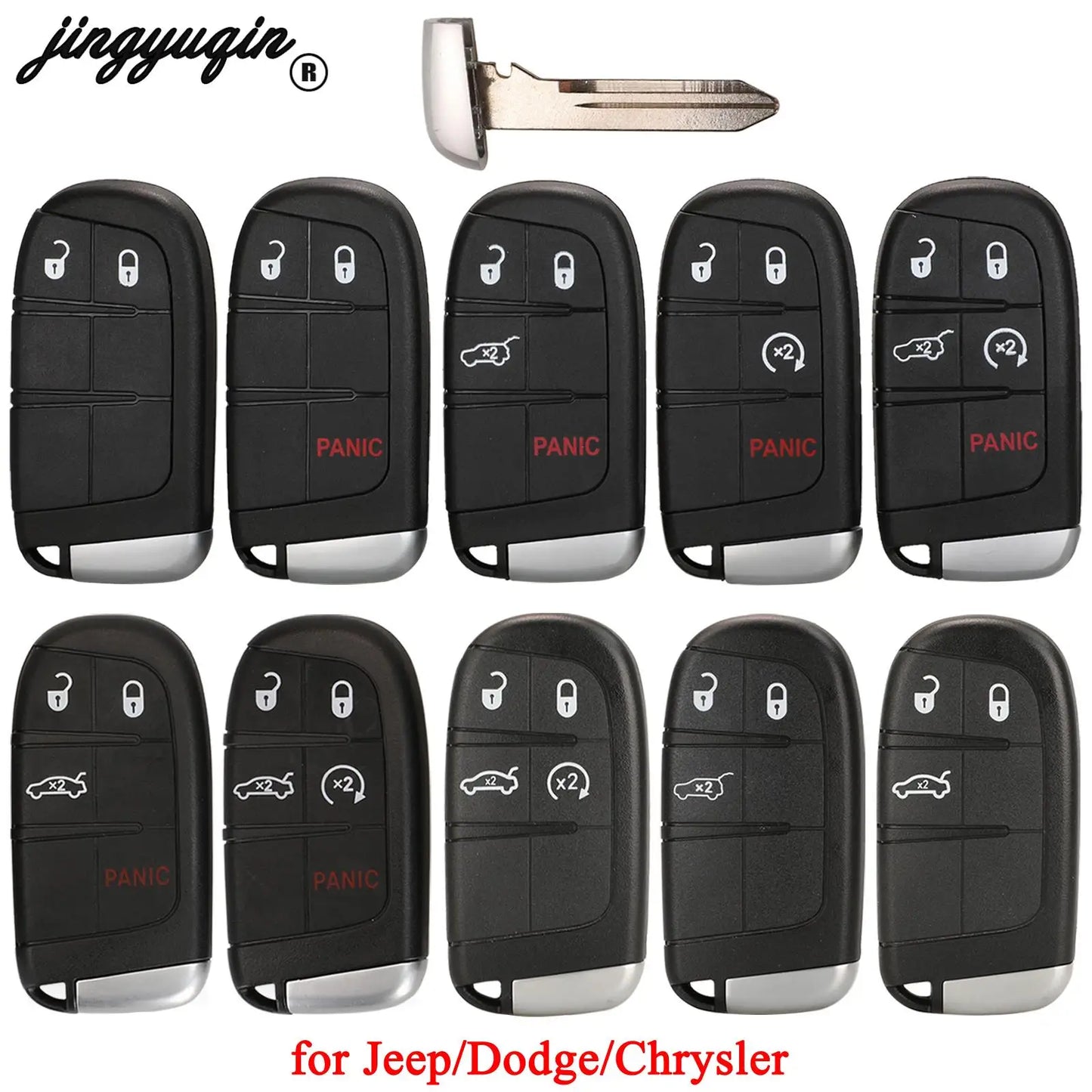 Chiave A Distanza in ABS + Metal per Auto 3/4/5 Pulsanti