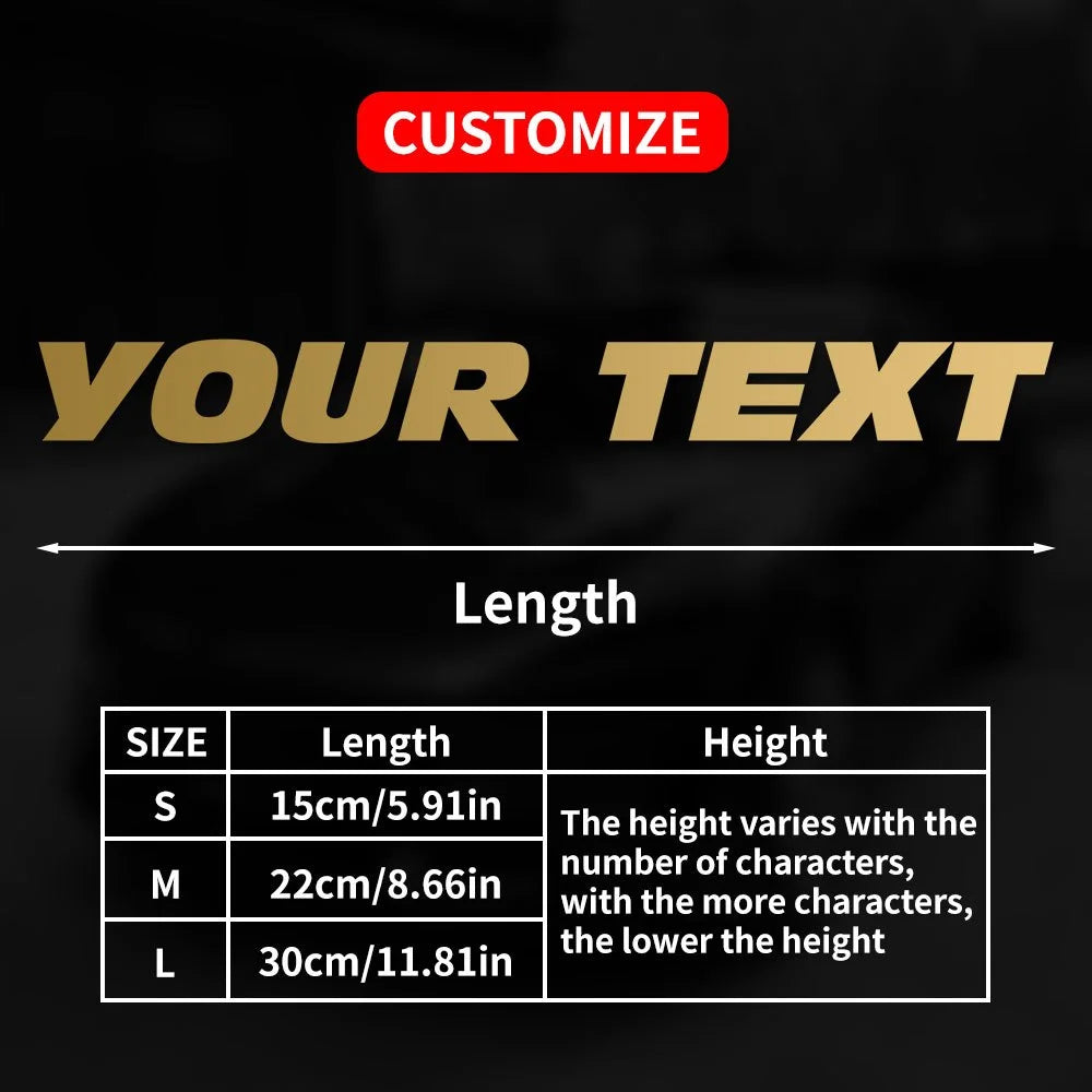 Adesivi Personalizzati per Moto in PVC Sticker Decal