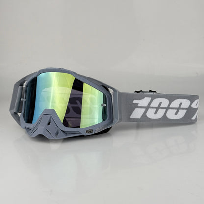 Occhiali da Moto Sportivi per Esterni Unisex in Plastica Leggeri
