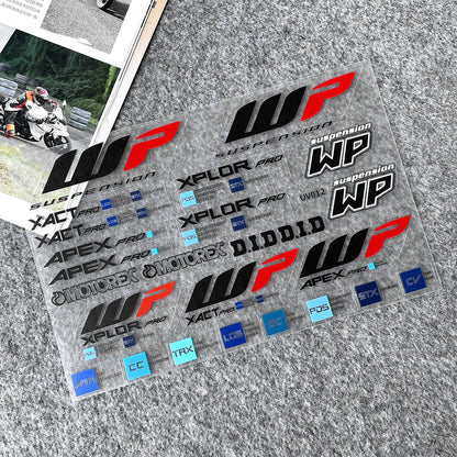 Decalcomanie impermeabili per Moto in PVC decorativi personalizzabili