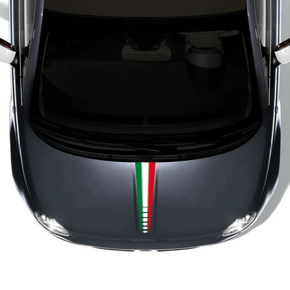 Adesivo Cofano Auto in PVC per Fiat 500 Abarth 1 pezzo
