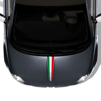 Adesivo Cofano Auto in PVC per Fiat 500 Abarth 1 pezzo