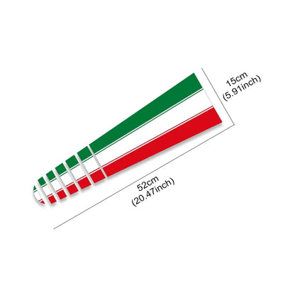 Adesivo Cofano Auto in PVC per Fiat 500 Abarth 1 pezzo
