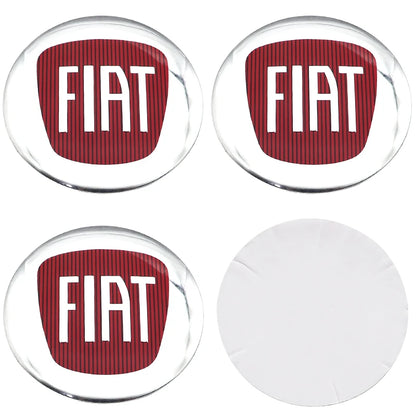 Adesivo Ruota 50mm 56mm per FIAT in ABS per pneumatici e cerchioni auto