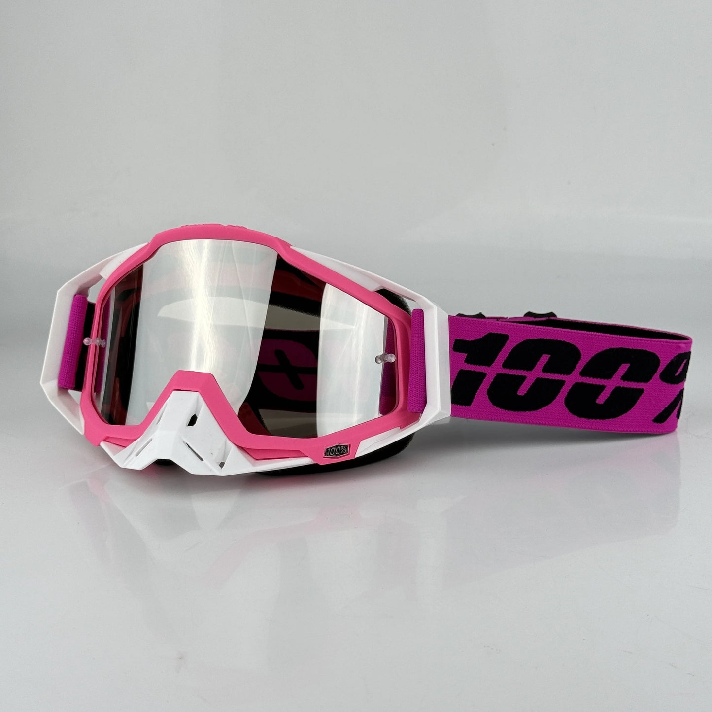 Occhiali da Moto Sportivi per Esterni Unisex in Plastica Leggeri