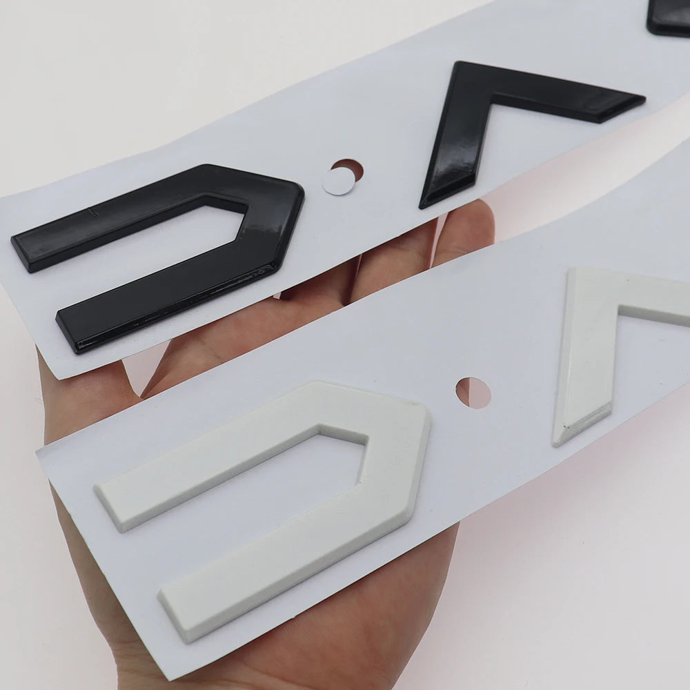 Emblema 3D in PVC per Auto Dacia, Adesivo in Plastica per Interni ed Esterni