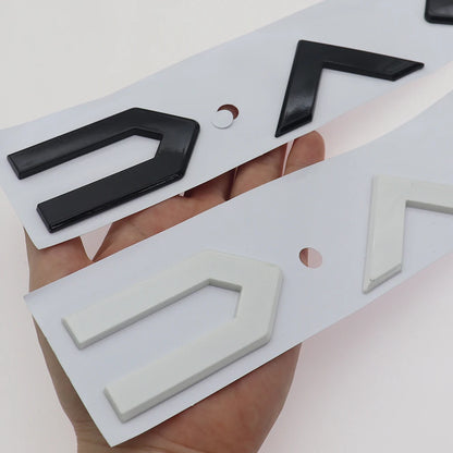 Emblema 3D in PVC per Auto Dacia, Adesivo in Plastica per Interni ed Esterni