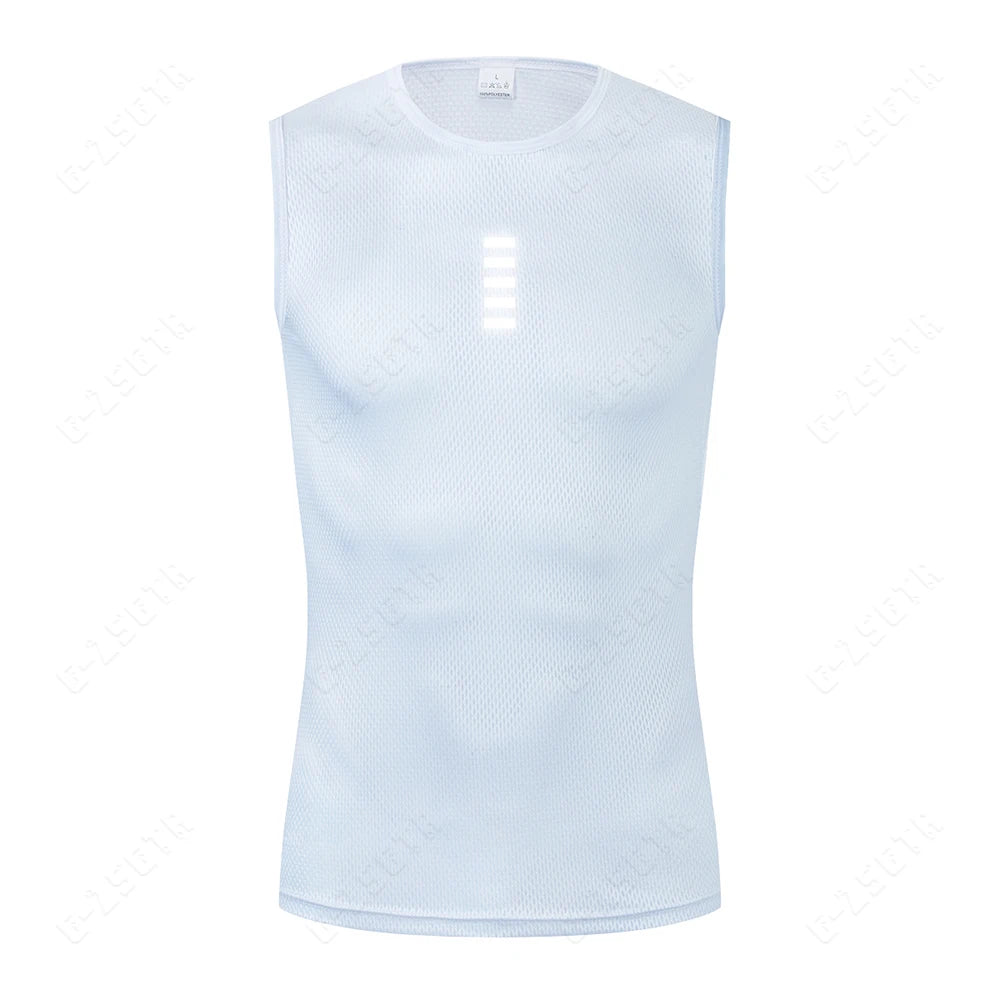 Maglia da ciclismo in poliestere uomo anti-sudore inverno