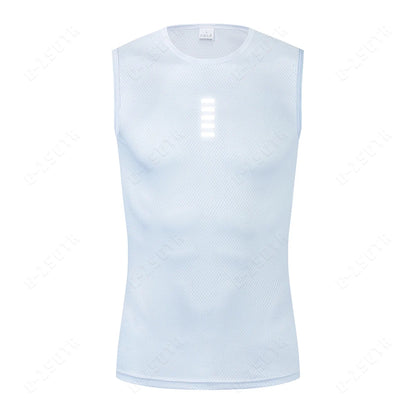 Maglia da ciclismo in poliestere uomo anti-sudore inverno