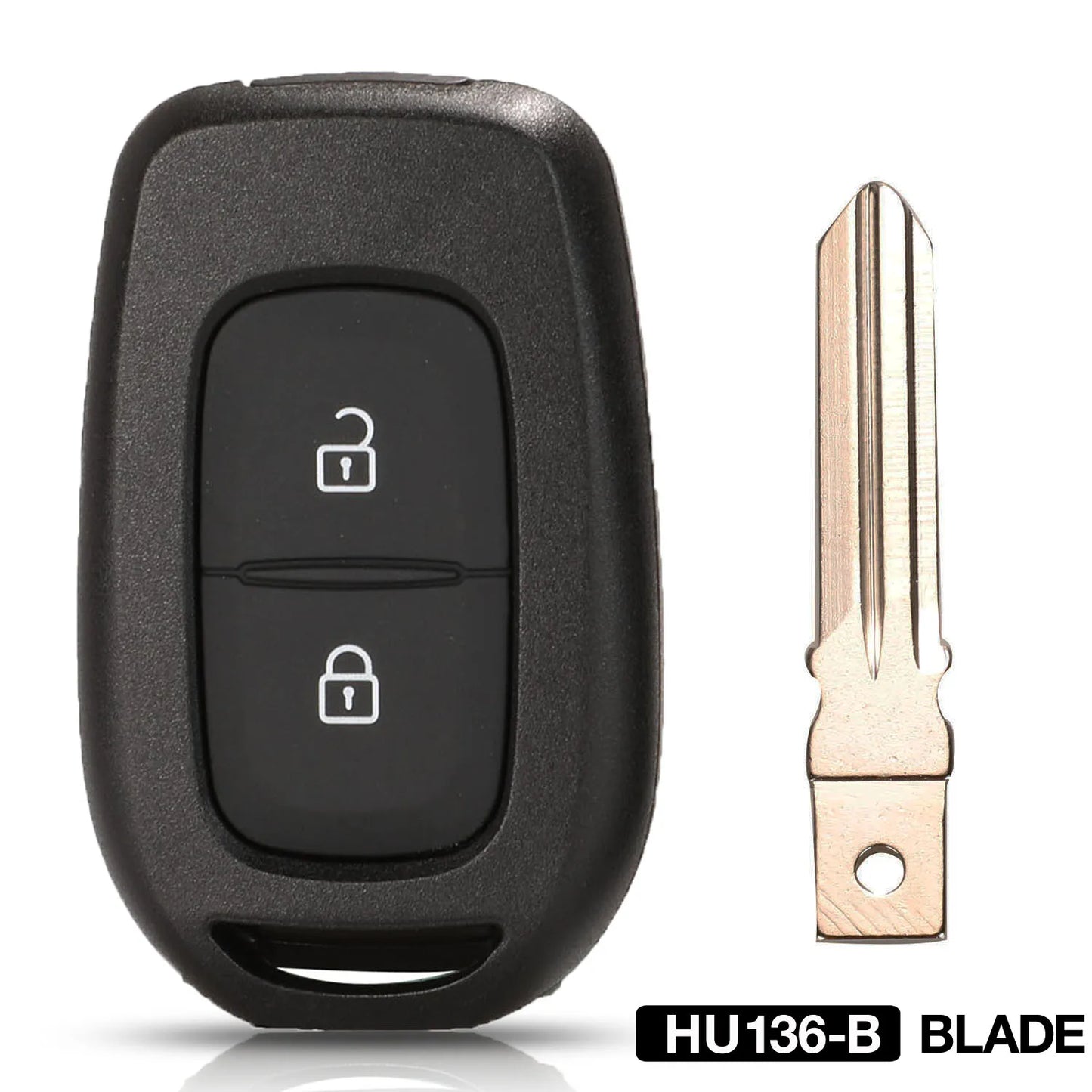 Borsetta Chiave Auto in Hardware per 2 Pulsanti in Metallo per Auto