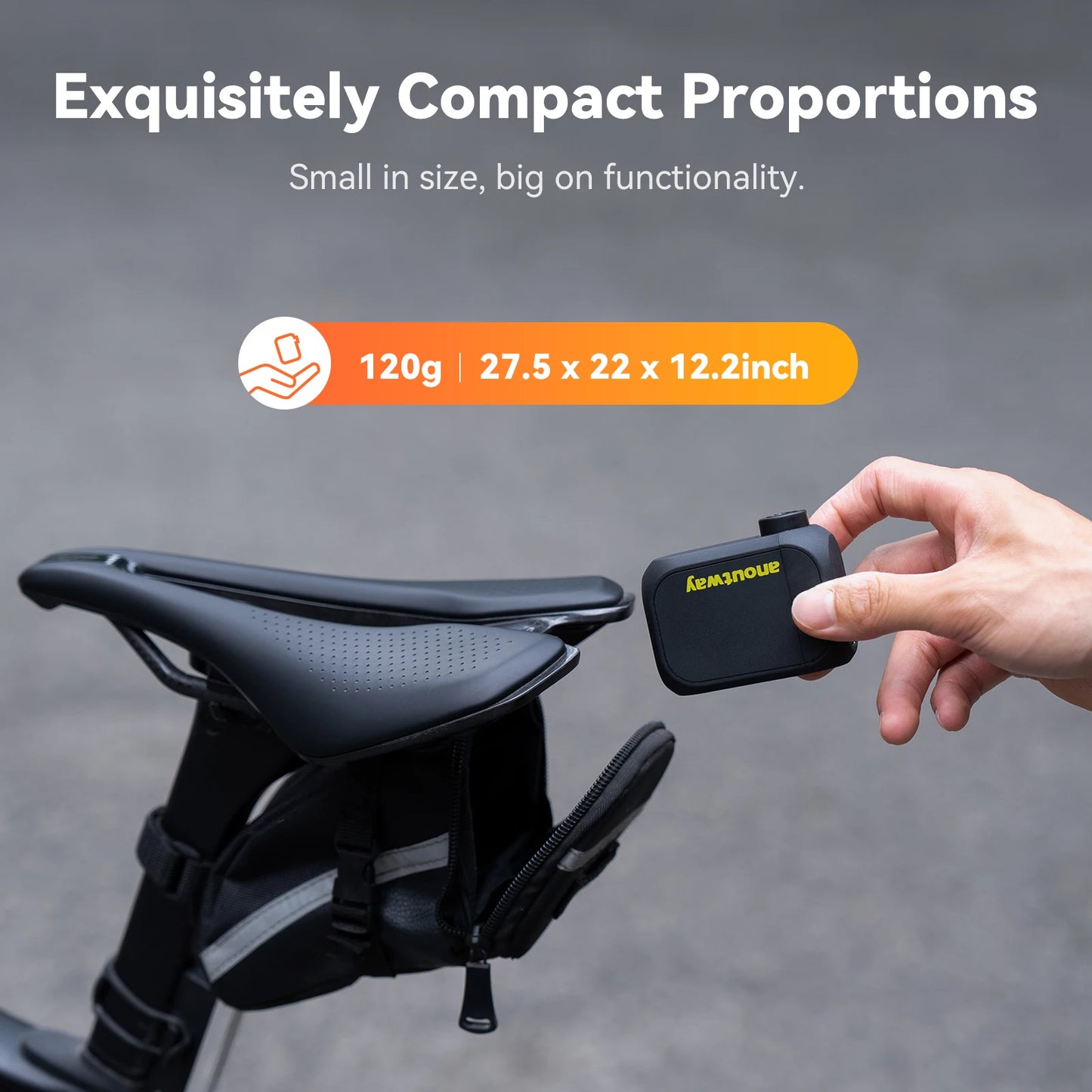 Pompa elettrica per bici Gonfiatore per pneumatici 120 PSI
