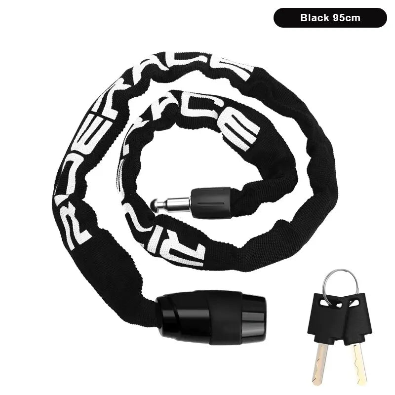 Lucchetto a catena per bicicletta in zinc alloy e ABS per mountain bike