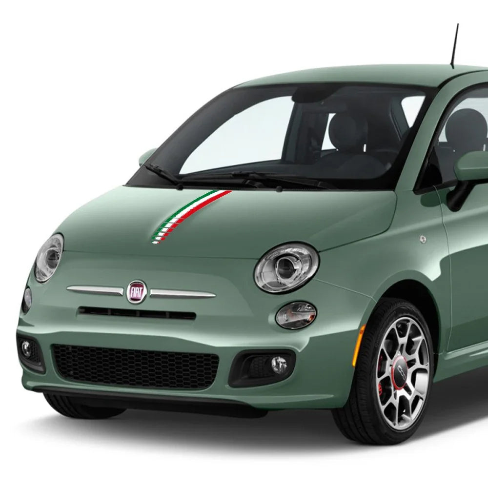 Adesivo Cofano Auto in PVC per Fiat 500 Abarth 1 pezzo