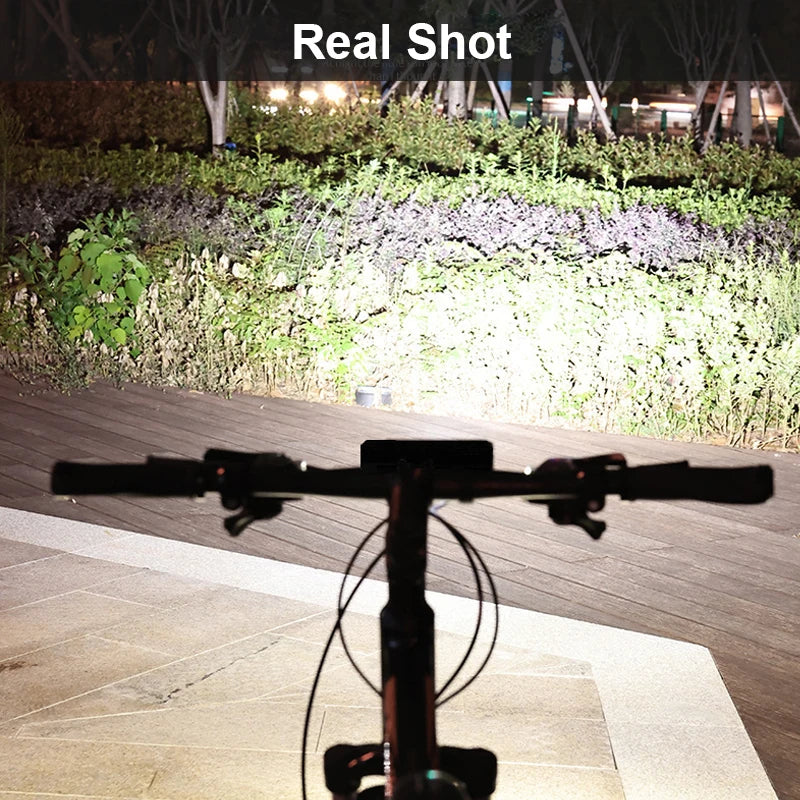 Luce per bicicletta anteriore in alluminio e ABS per ciclismo
